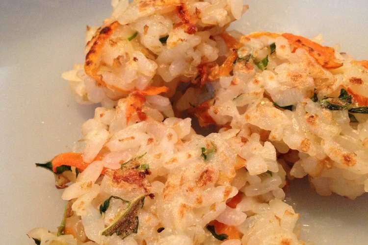 野菜入り焼きおにぎり 幼児食 レシピ 作り方 By Kinako10 クックパッド
