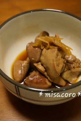 m下処理簡単♪鶏レバー甘辛煮