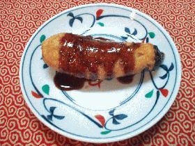 まるごと茄子のフライ