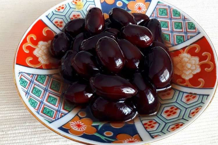 おせちにも 圧力鍋で簡単黒豆煮 レシピ 作り方 By 桃のやさしい薫り クックパッド 簡単おいしいみんなのレシピが360万品