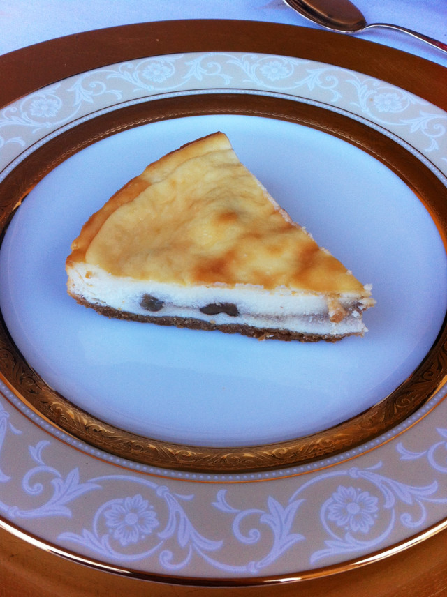 バタースコッチ&クルミのチーズケーキの画像