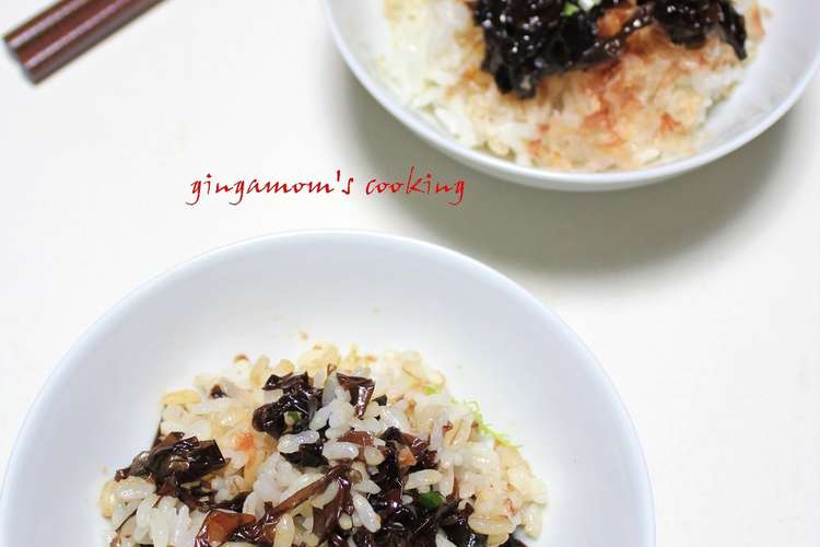 生のりを味わう おかかと生のりのっけご飯 レシピ 作り方 By Gingamom クックパッド
