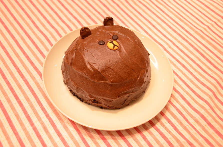 ブラウン チョコケーキの画像