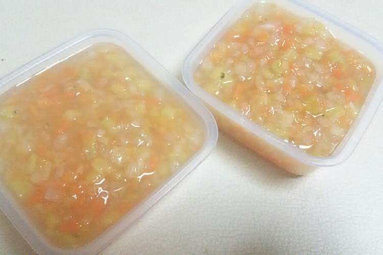離乳食中期 野菜とさつまいものうまとろ煮 レシピ 作り方 By りらぴ クックパッド 簡単おいしいみんなのレシピが373万品