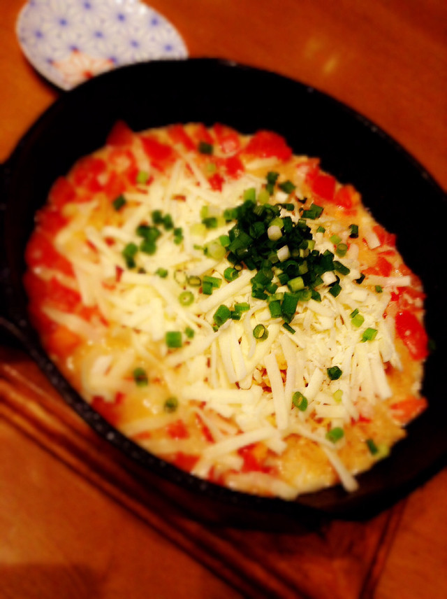 チーズたっぷり☆トマトのチキンラーメンの画像