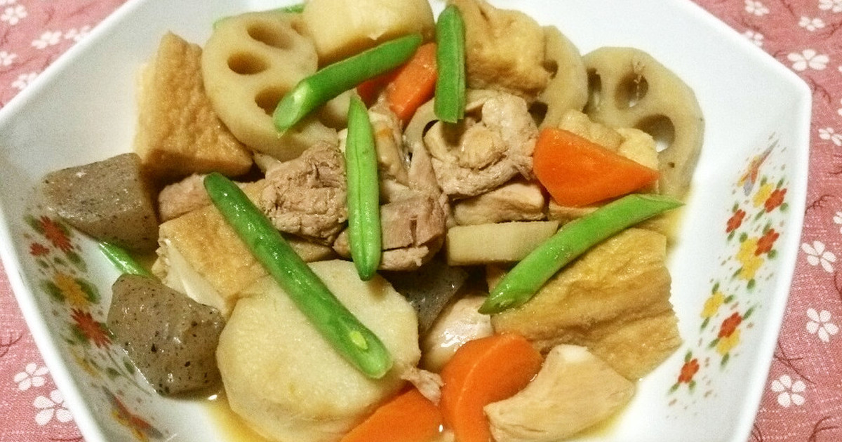 鶏肉の五目煮 _ 鶏の五目煮 – 基本の五目煮豆 鶏肉入り – SMXPK