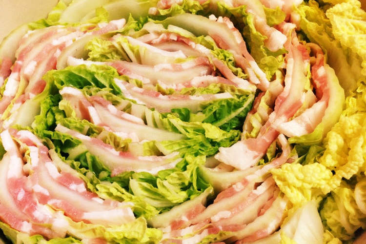 簡単 定番 豚バラ白菜のミルフィーユ鍋 レシピ 作り方 By あやぴよこ クックパッド 簡単おいしいみんなのレシピが379万品