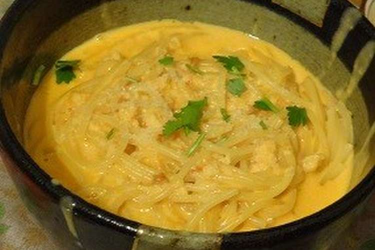 牛乳でほっくりかぼちゃのポタージュパスタ レシピ 作り方 By Fam Intime クックパッド 簡単おいしいみんなのレシピが373万品