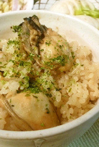 簡単！麺つゆで絶品　牡蠣の炊き込みご飯♪