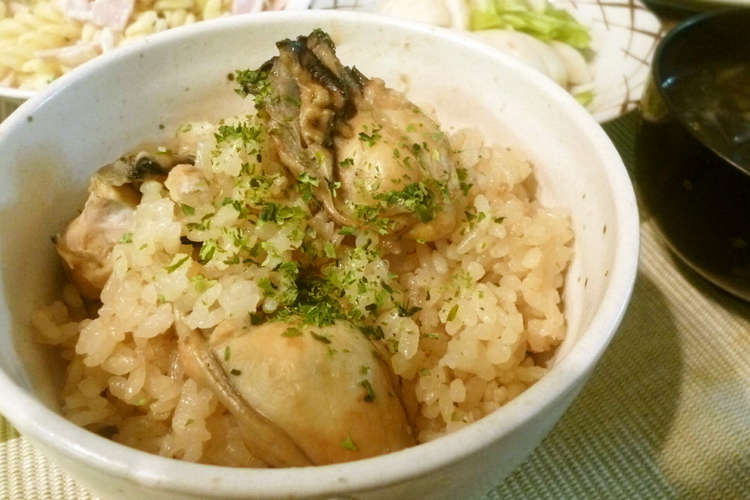 簡単 麺つゆで絶品 牡蠣の炊き込みご飯 レシピ 作り方 By Sakucan クックパッド