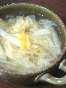 白菜と春雨のスープ～ごま風味～の画像