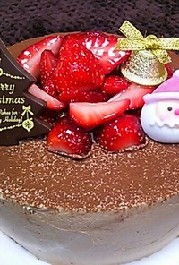 °＊チョコ生☆クリスマスケーキ＊゜