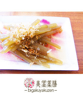 ふきの煮もの 薬膳 水滞・水毒のレシピ