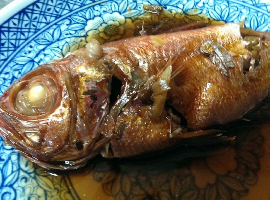 生のお頭つき金目鯛の激ウマ  煮付けの画像