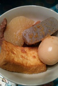 播州名物！生姜醤油で食べるおでん♪