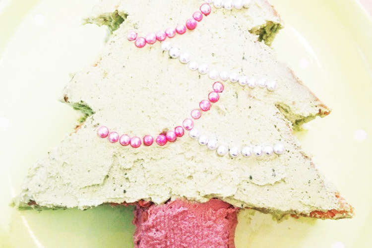 型なしで クリスマスツリーのケーキ レシピ 作り方 By 恐竜ママ クックパッド
