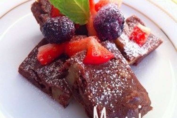 卵 バター不使用 濃厚 お豆腐ブラウニー レシピ 作り方 By Mari クックパッド 簡単おいしいみんなのレシピが354万品