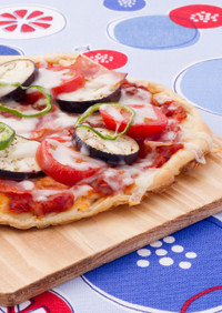 トマトとナスのピザ 糖質制限 ダイエット