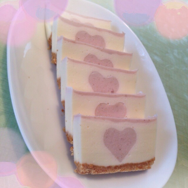 苺のハート レアチーズケーキ レシピ 作り方 By 舞ちゃん クックパッド