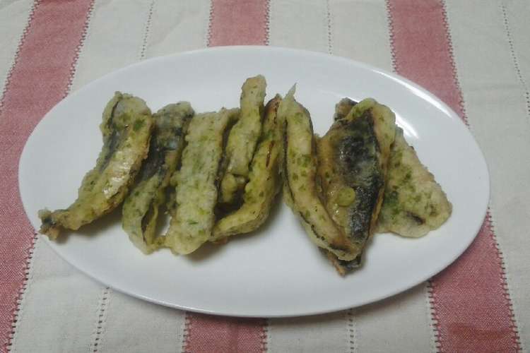 小羽いわしの青のり天ぷら レシピ 作り方 By ホンザワラ クックパッド