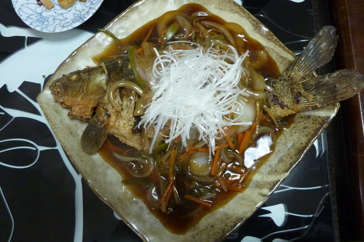 鯉の甘酢あんかけ レシピ 作り方 By Yuuyuupapa クックパッド