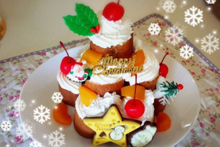 簡単 クリスマスツリー風ロールケーキ レシピ 作り方 By 一ノ瀬なるなる クックパッド 簡単おいしいみんなのレシピが350万品