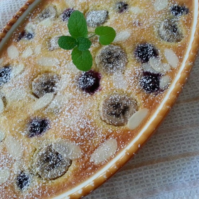 バナナとブルーベリーのクラフティ レシピ 作り方 By ひなほ クックパッド