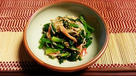 ★隠し味は焼肉たれ★ほうれん草お浸し
