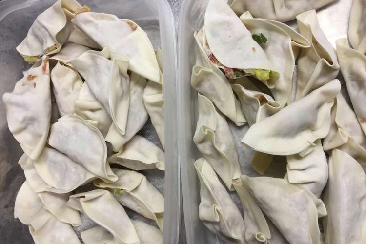 餃子の冷凍保存 レシピ 作り方 By はーとねこ クックパッド 簡単おいしいみんなのレシピが356万品