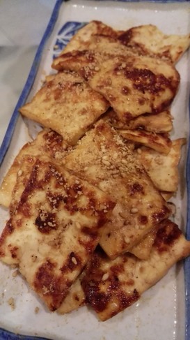 簡単ヘルシー♡薄焼き豆腐ステーキの照焼き