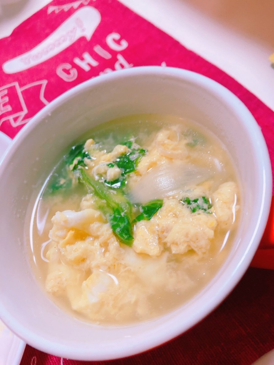 生姜であったかふわとろ和風スープの画像