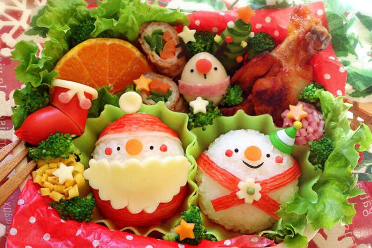 キャラ弁 簡単 クリスマスわくわく弁当 レシピ 作り方 By Maa12 クックパッド 簡単おいしいみんなのレシピが350万品