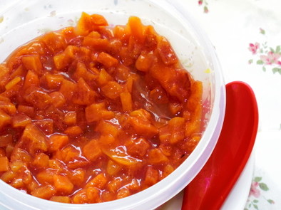 柿のフルーツソースの写真