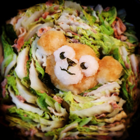 大根おろしアート de ダッフィー♡