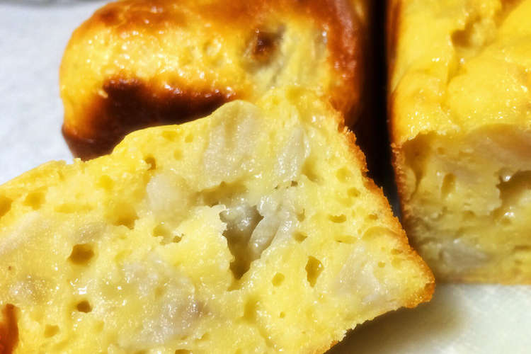 バナナパウンドケーキ ノンバターおやつ レシピ 作り方 By ポポロ924 クックパッド 簡単おいしいみんなのレシピが356万品
