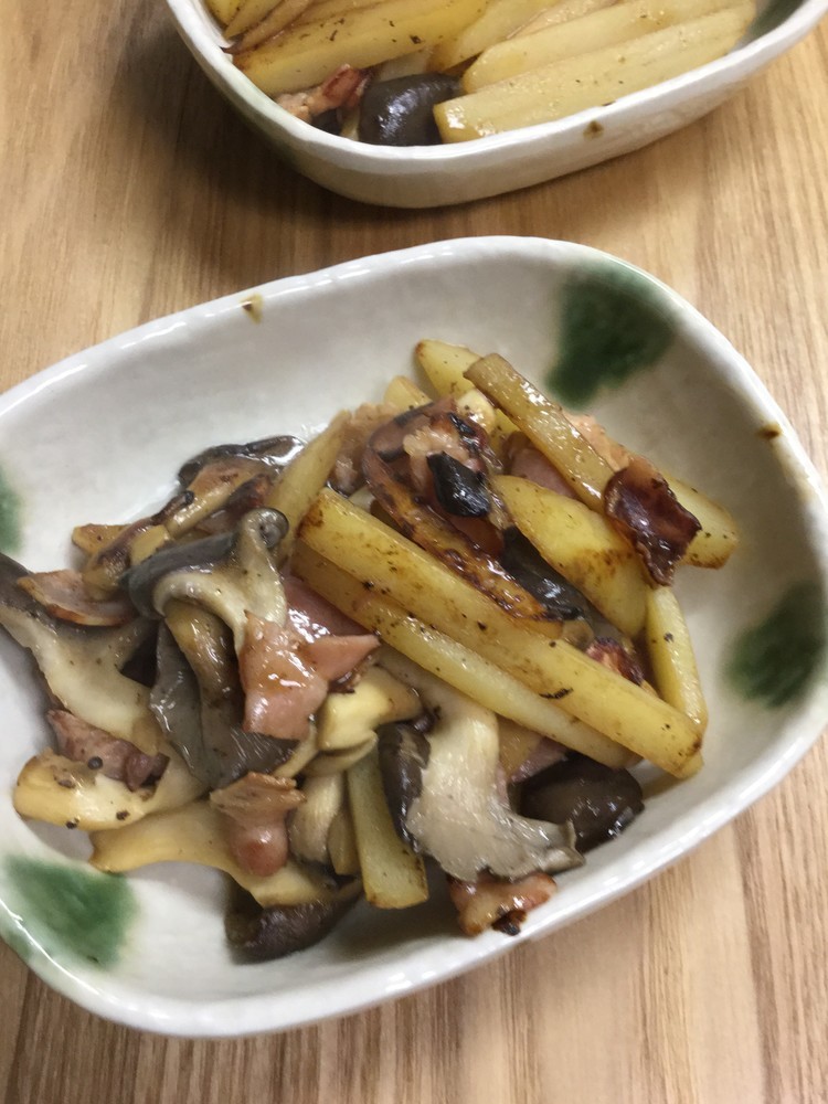 ヒラタケと豆腐の炒め物 レシピ