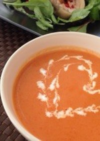 トマトの豆乳スープ