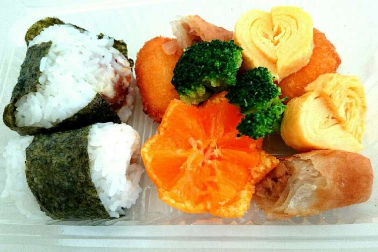 子供と作る おにぎり弁当 レシピ 作り方 By Emiry H クックパッド 簡単おいしいみんなのレシピが374万品