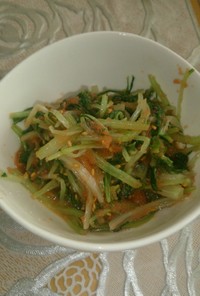 水菜と明太子のナムル