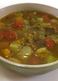 【使いきり】フクラギの野菜スープ