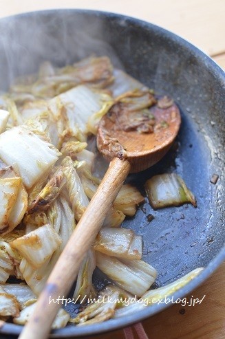 干し野菜で作る　白菜のXO醤炒めの画像