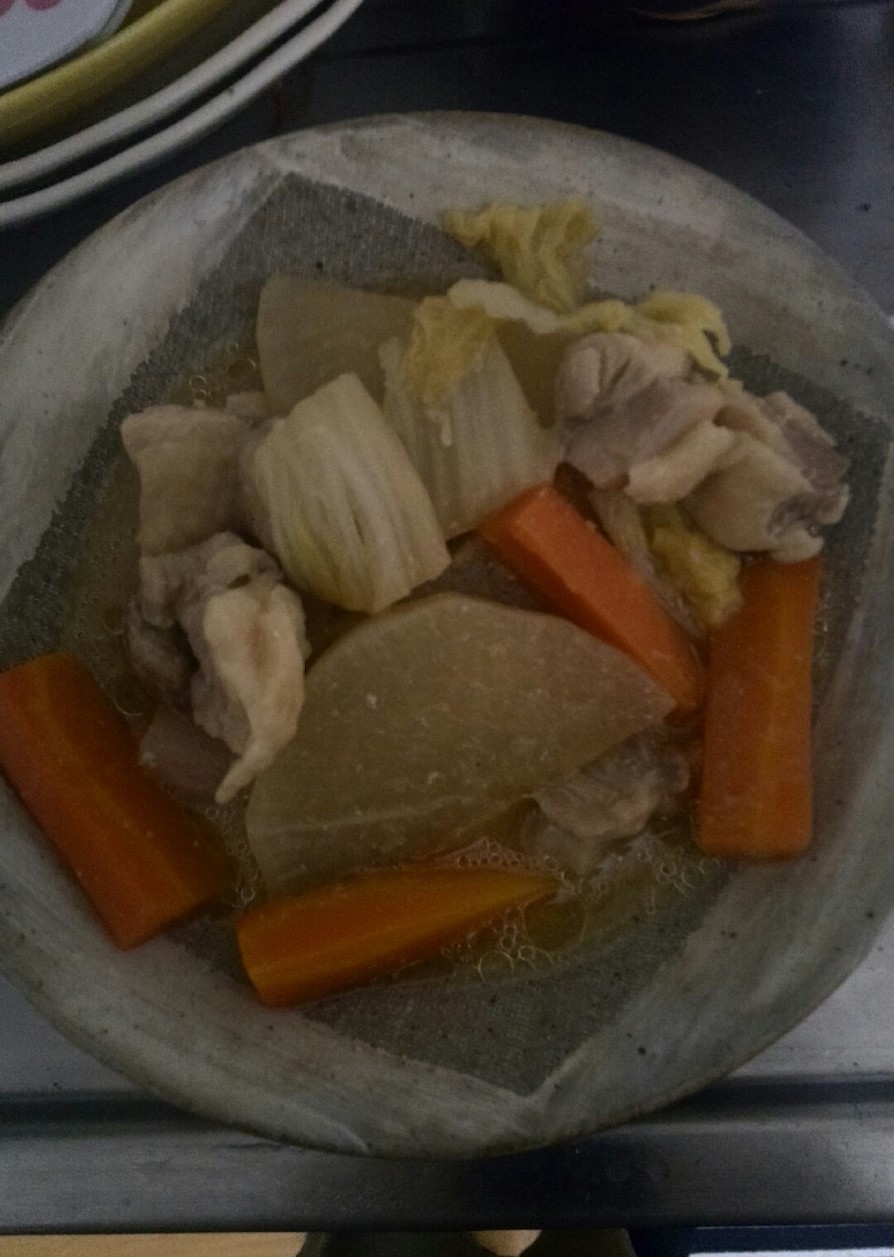 鶏と野菜の煮物（みそver. ）の画像