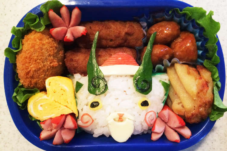キャラ弁 妖怪ウォッチ コマさんサンタ レシピ 作り方 By Mon クックパッド 簡単おいしいみんなのレシピが354万品