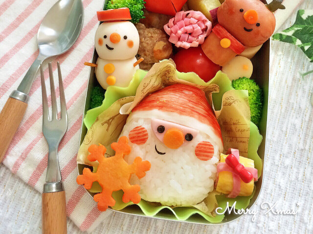 キャラ弁 簡単 クリスマスサンタ弁当 レシピ 作り方 By Maa12 クックパッド 簡単おいしいみんなのレシピが367万品