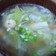 白菜とむきえびのスープ