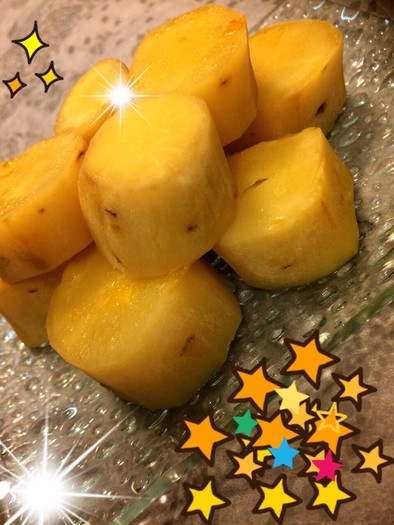 薩摩芋のオレンジジュース煮の写真