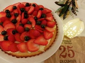 クリスマスや誕生日にも!ベリーのタルト
