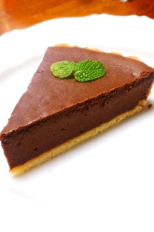 ベイクドチョコチーズケーキの画像