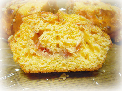 HMで☆手作り苺ジャムのパウンドケーキの写真