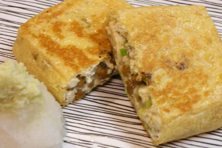 パリッと美味しい豆腐入りの揚げ納豆 レシピ 作り方 By 札幌在住の松島タツオ クックパッド 簡単おいしいみんなのレシピが377万品